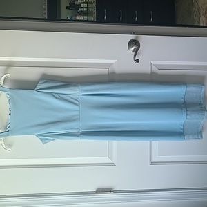 Asos blue midi dress
